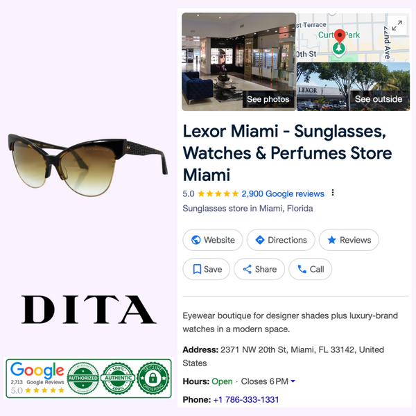 Dita DRX22029-B-TRT-61 GOLD Sunglasses