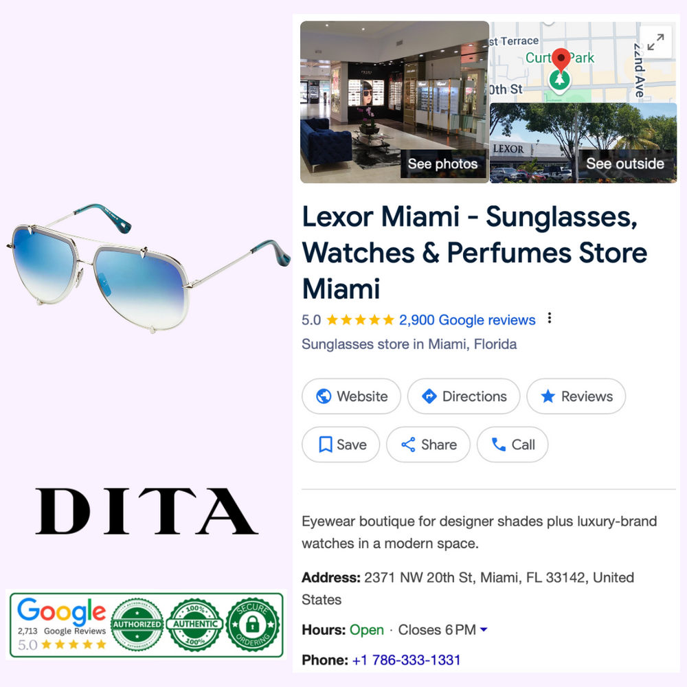 Dita Talon 23007-E-SLV-62-Z Unisex Sunglasses – Lexor Miami