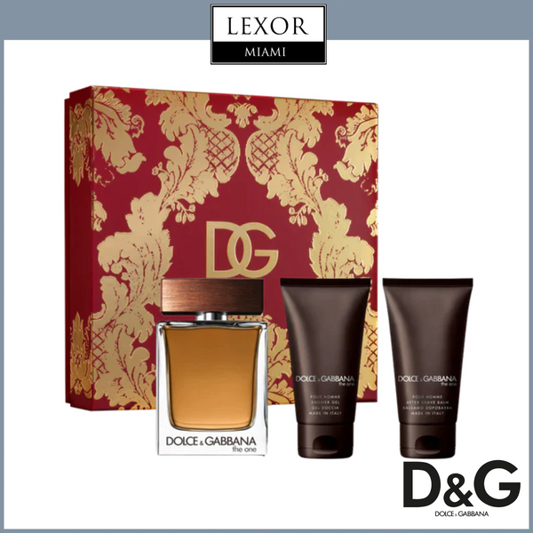 Dolce & Gabbana The One 3pc Set EDP Men Perfume Set
