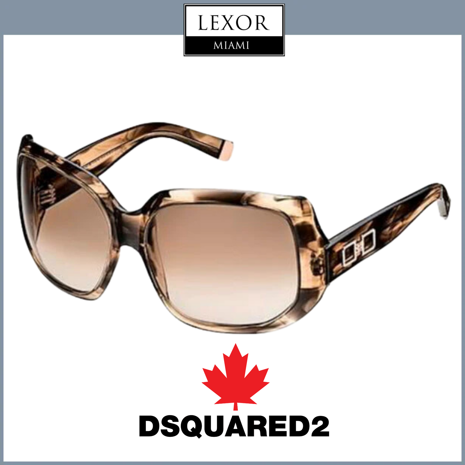 RUBY RED&GOLD DSQUARED2 SUNGLASSES Dsquared2 Sunglass Collection Fall Winter 2019/2020  main image 3