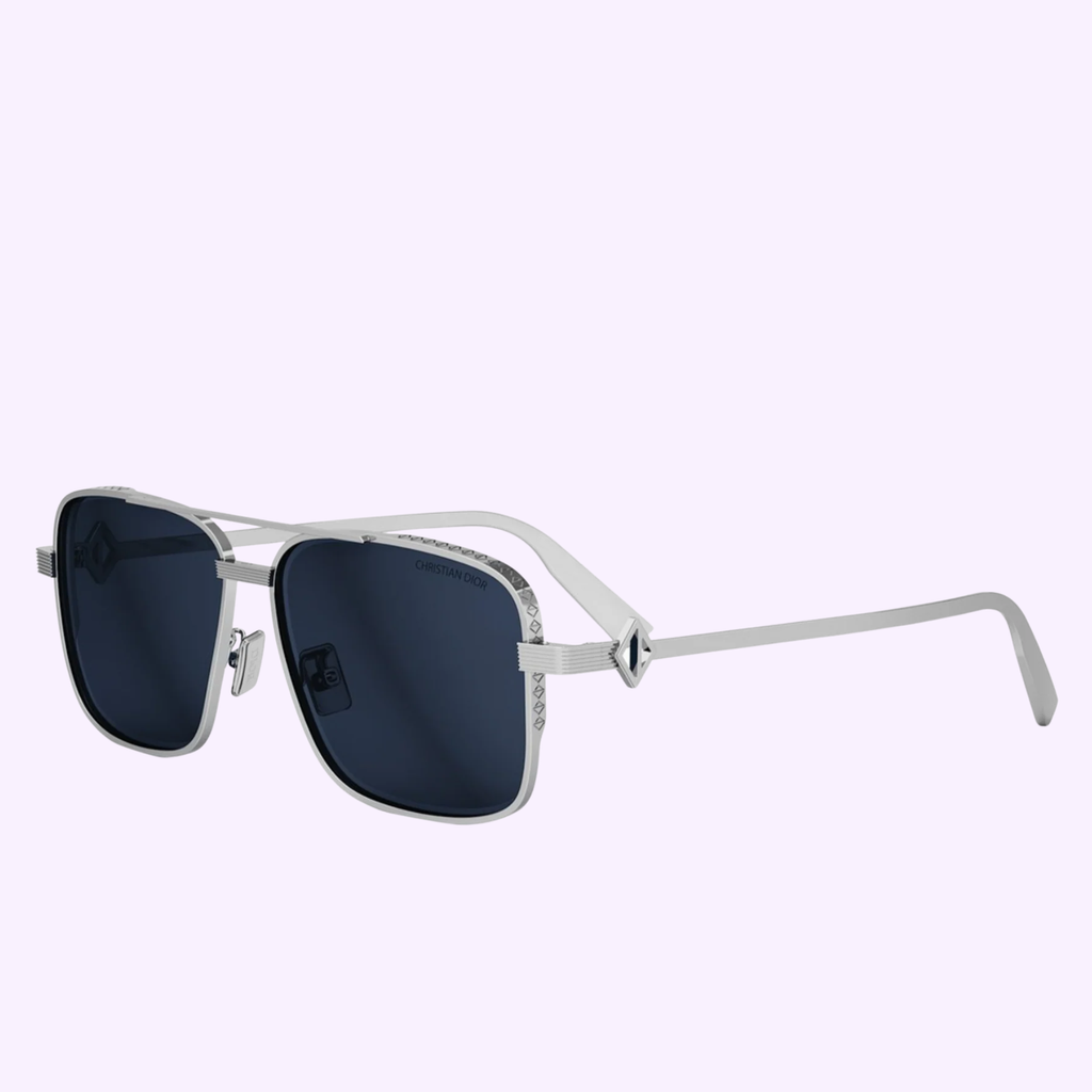 極美品 Dior ディオール サングラス ハーフリム グラデーション リムレス Dior-Sunglasses-CD-DIAMOND-S9U