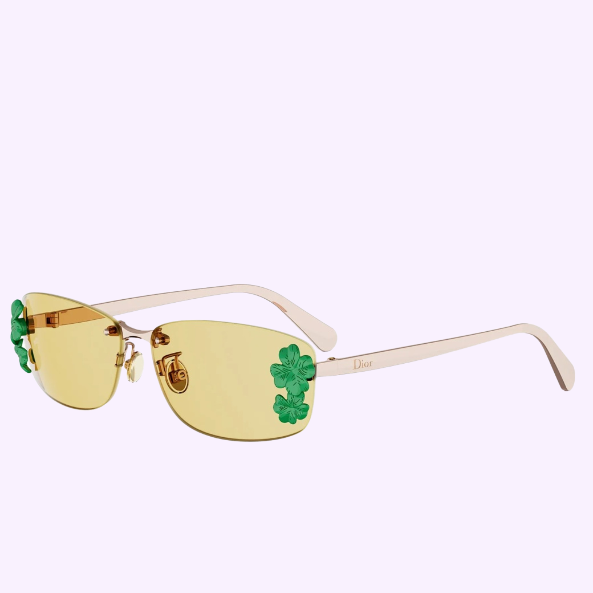 Angle View Dior Sunglasses DIOR CLOVER S1U CD40248U 6328J