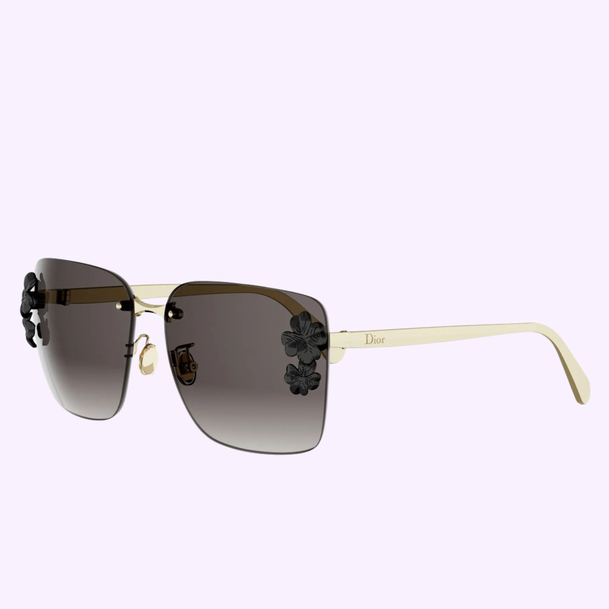 Angle View Dior Sunglasses DIOR CLOVER S2U CD40249U 6210B