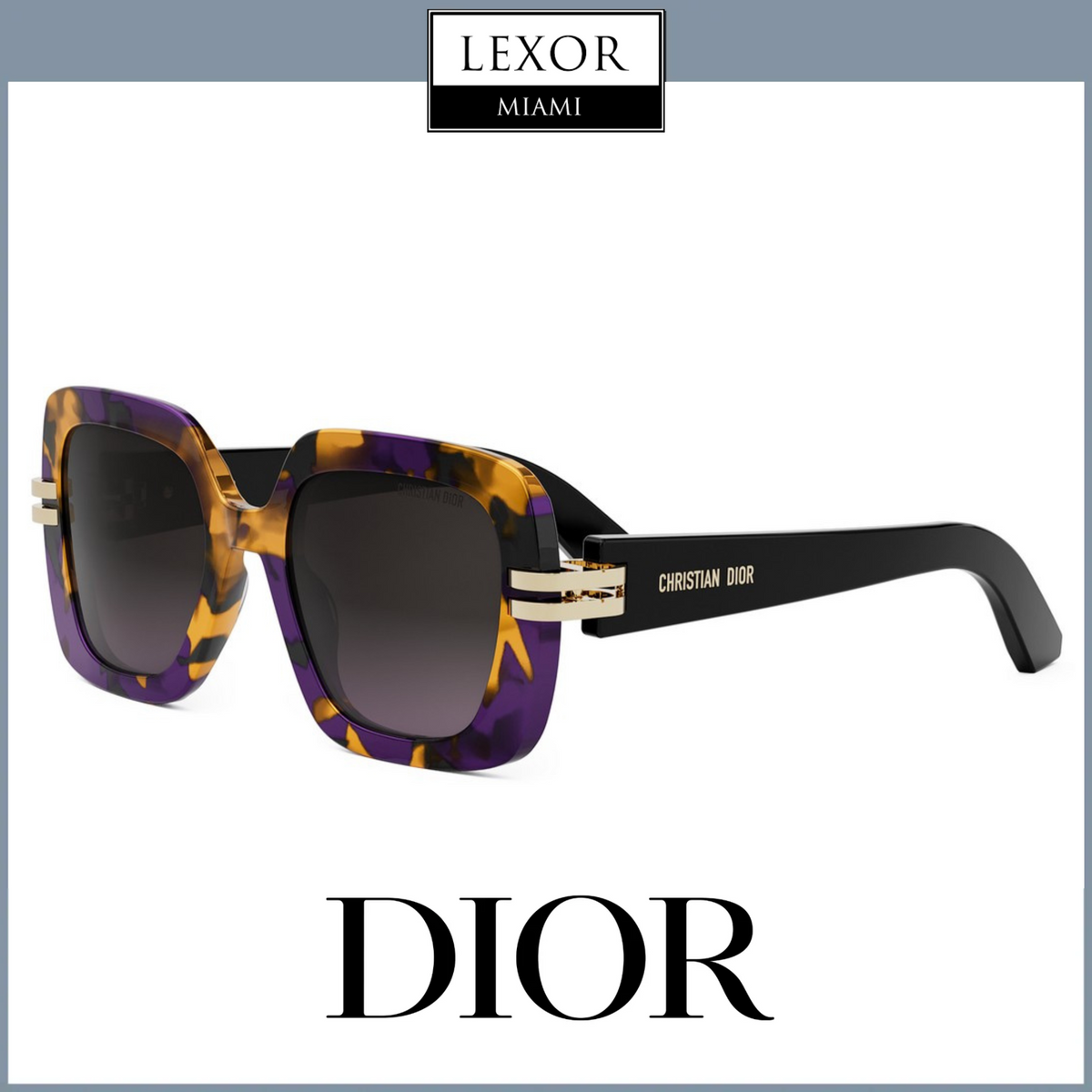 ⭐︎美品⭐︎Dior⭐︎サングラス　INDINIGHT1 QAZUV DIOR DiorSignature B1U M (55 - 20) with Grey lenses and