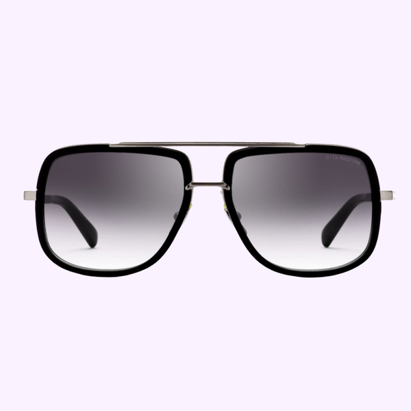 Dita DRX-2030-E-BLK-SLV-59-Z Mach One Unisex Sunglasses