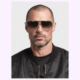 Dita Sunglasses MACH-FIVE DRX-2087-I-GLD-BRN-64 Unisex