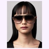 Dita Sunglasses MACH-FIVE DRX-2087-I-GLD-BRN-64 Unisex