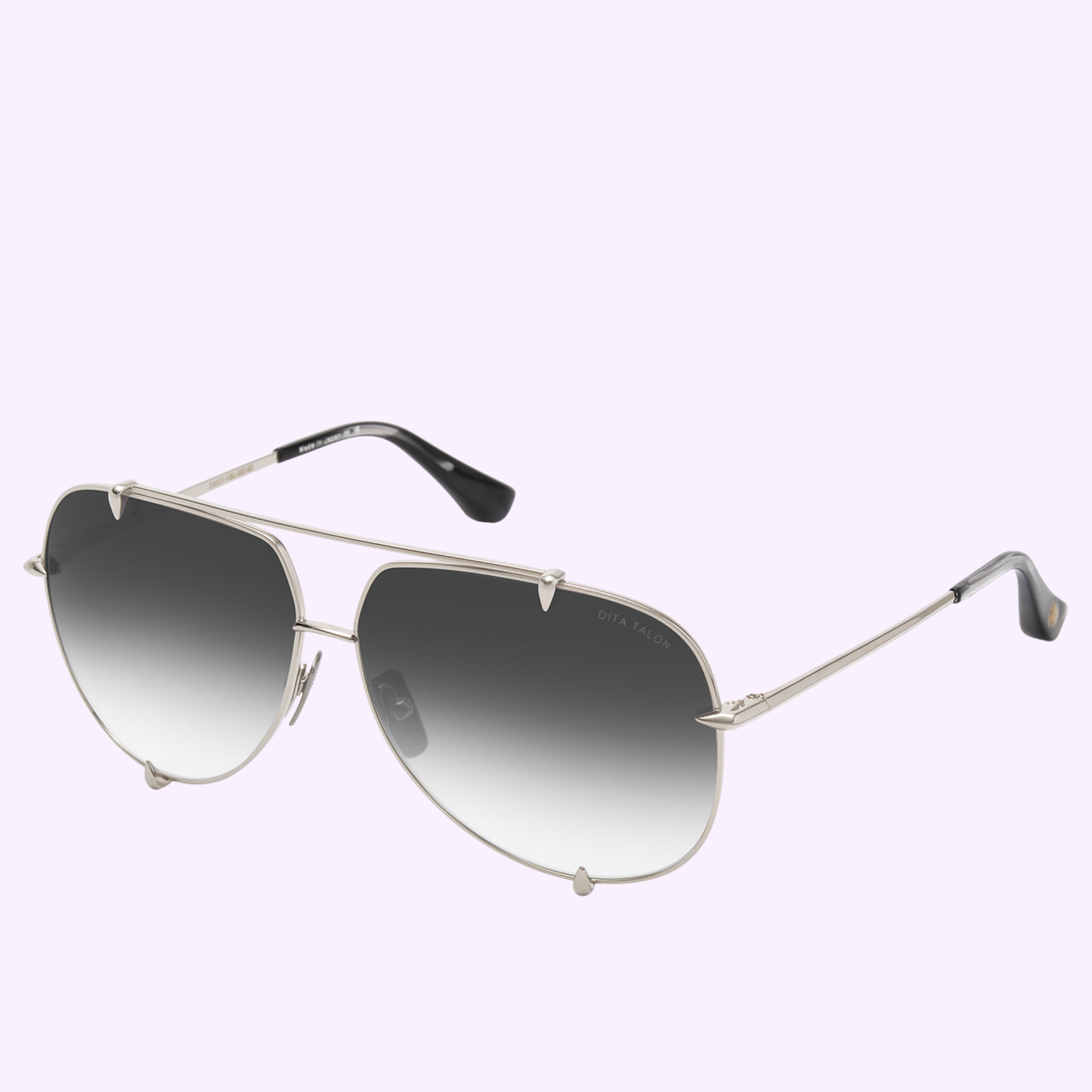 Angle View Dita Sunglasses TALON 23007-I-SIL-INK-62