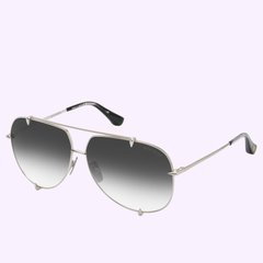 Angle View Dita Sunglasses TALON 23007-I-SIL-INK-62
