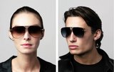 Dita DRX-2082-L-GLD-CLR-62 Decade Two Unisex Sunglasses