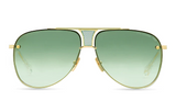 Dita DRX-2082-L-GLD-CLR-62 Decade Two Unisex Sunglasses