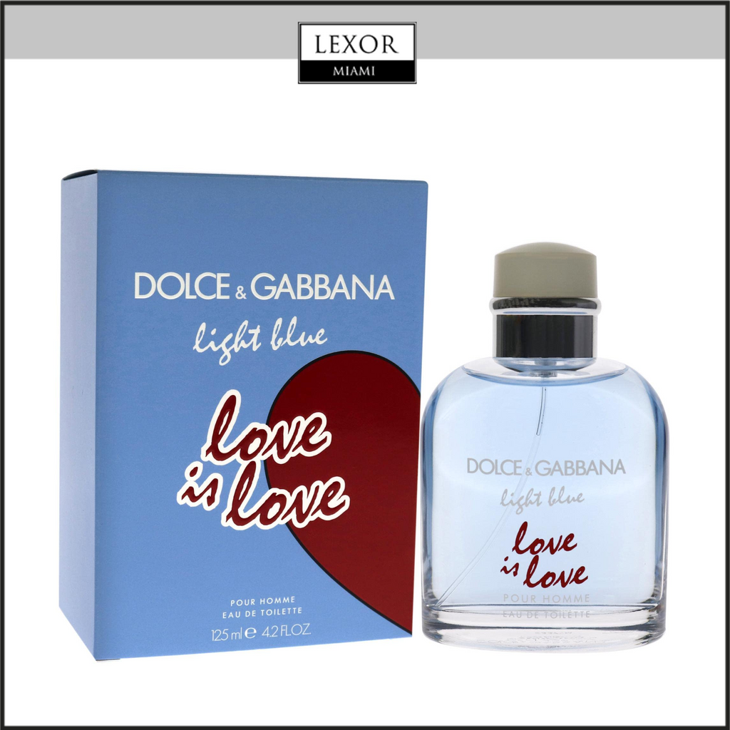 Dolce Gabbana LIGHT BLUE LOVE IS LOVE 4.2 EDT M TST Lexor Miami