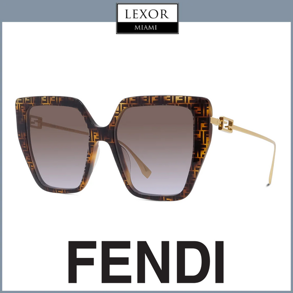Fendi FE40012U 55F 55 Women Sunglasses