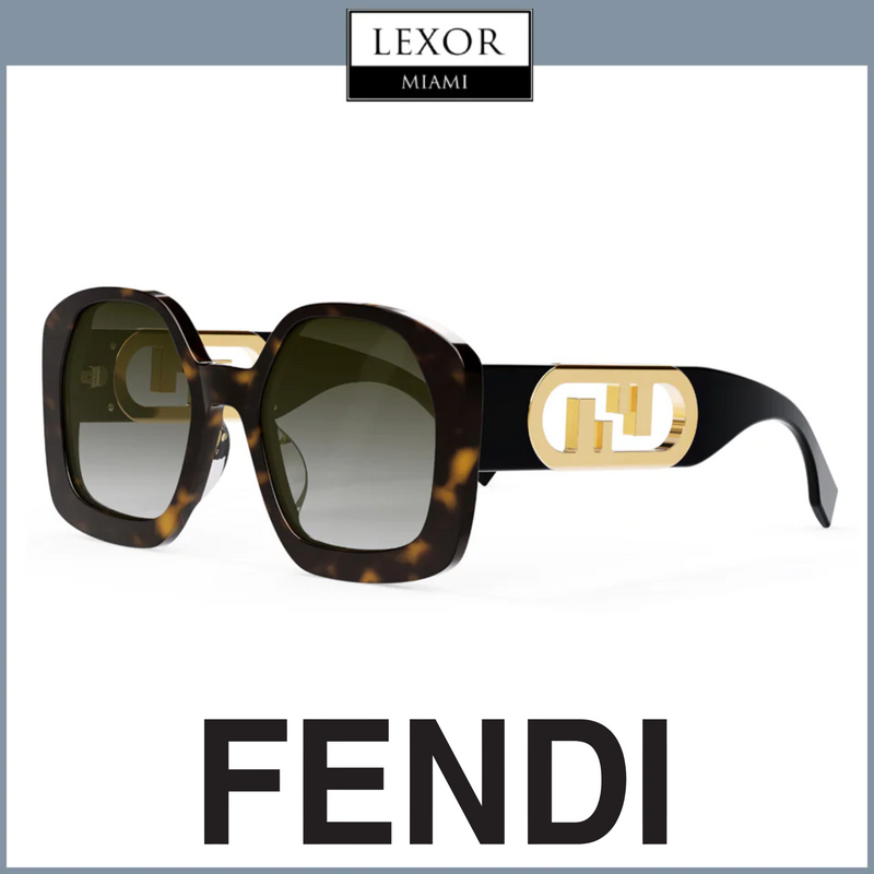 Gafas de sol Fendi FE40048U 5452F de acetato para mujer