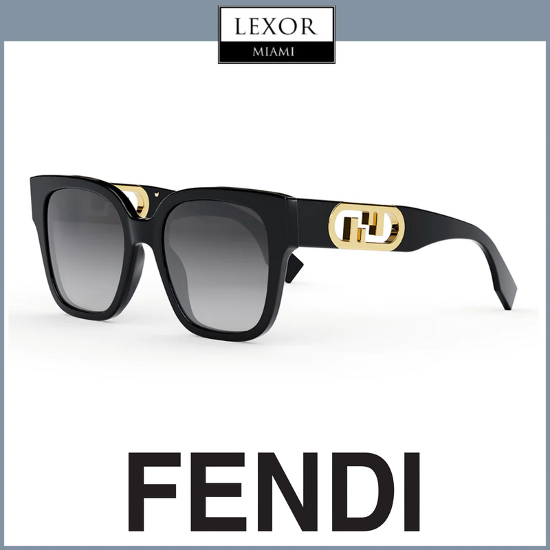 Fendi FE40063I 01B O'LOCK Woman Sunglasses  UPC:192337114380