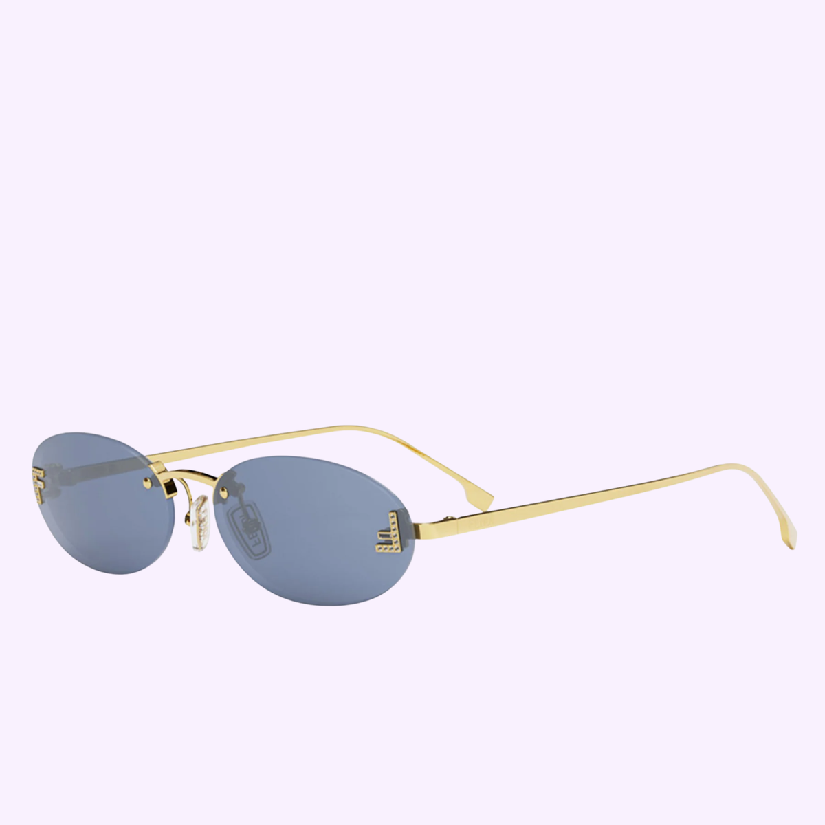 FENDI メンズゴールドフレーム パープルグラデーションサングラス Fendi Sunglasses – Lexor Miami