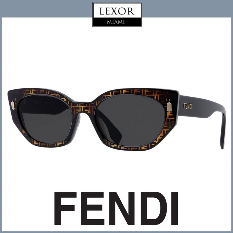 Fendi FE40049I 5452E Sunglasses Unisex