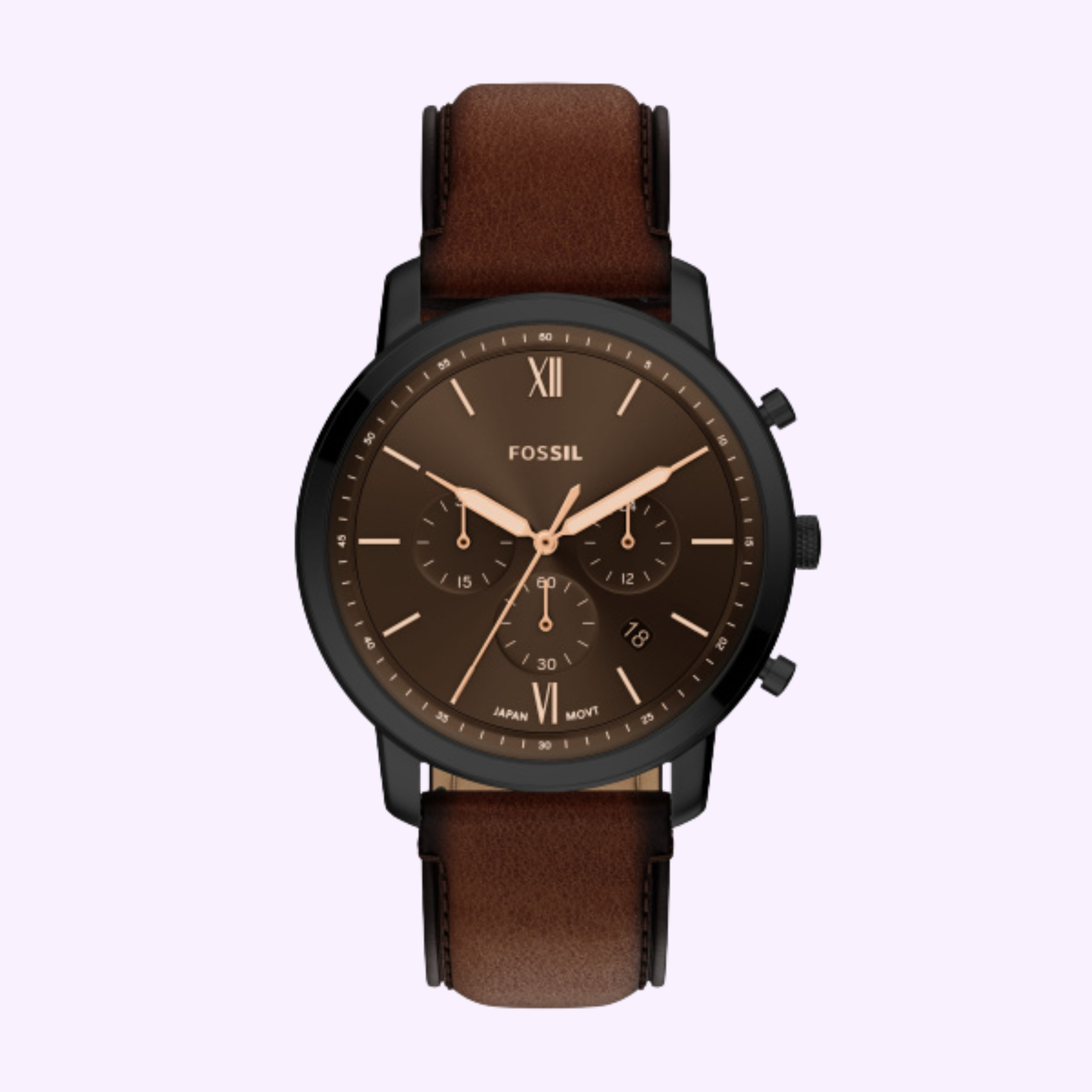 front View Fossil Watches NEUTRA FS6163