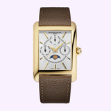Front View Frederique Constant Watches Carree Calendar Moonphase FC-265S4C5