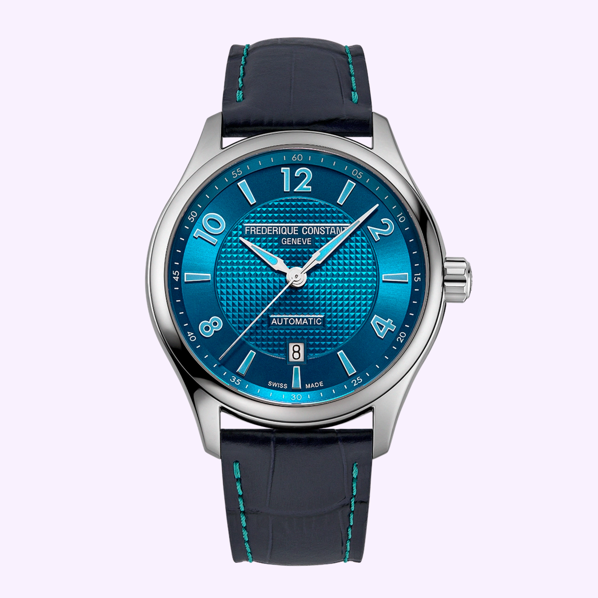 Frederique Constant Classics Runabout Automatic FC-303RMLN5B6 Limited Edition, blue dial, stainless steel case