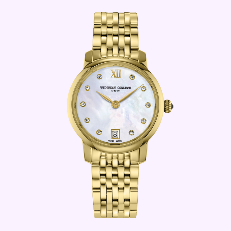 Frederique Constant Watches Classics Slimline Ladies FC-220MPWD1S25B