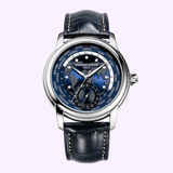 Front View Frederique Constant Watches Manufacture Classic Worldtimer FC-718NWM4H6