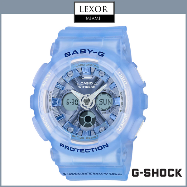 G-Shock BA-130CV-2A Baby-G Analog Digital Blue Resin Strap Women Watches
