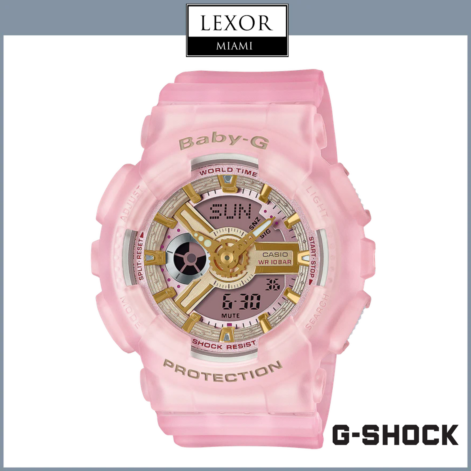 Light pink g shock watch discount