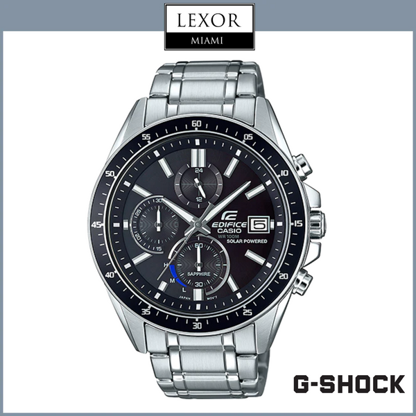 G-Shock EFSS510D-1AV Edifice Solar Chronograph Stainless Steel Strap Men Watches