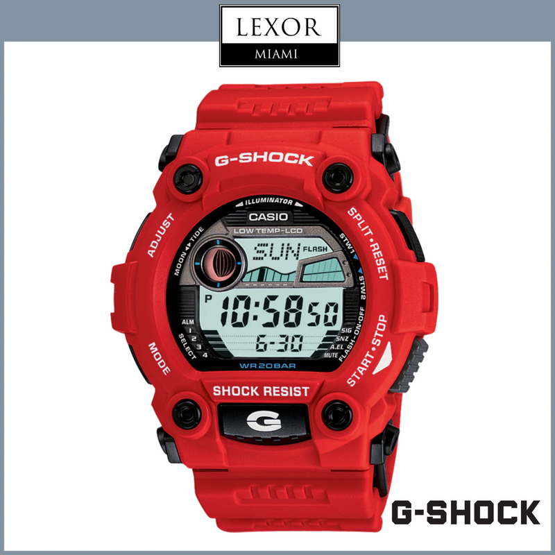 G-Shock G7900A-4 Digital Analógico Vermelho Resina Strap Relógios Masculinos