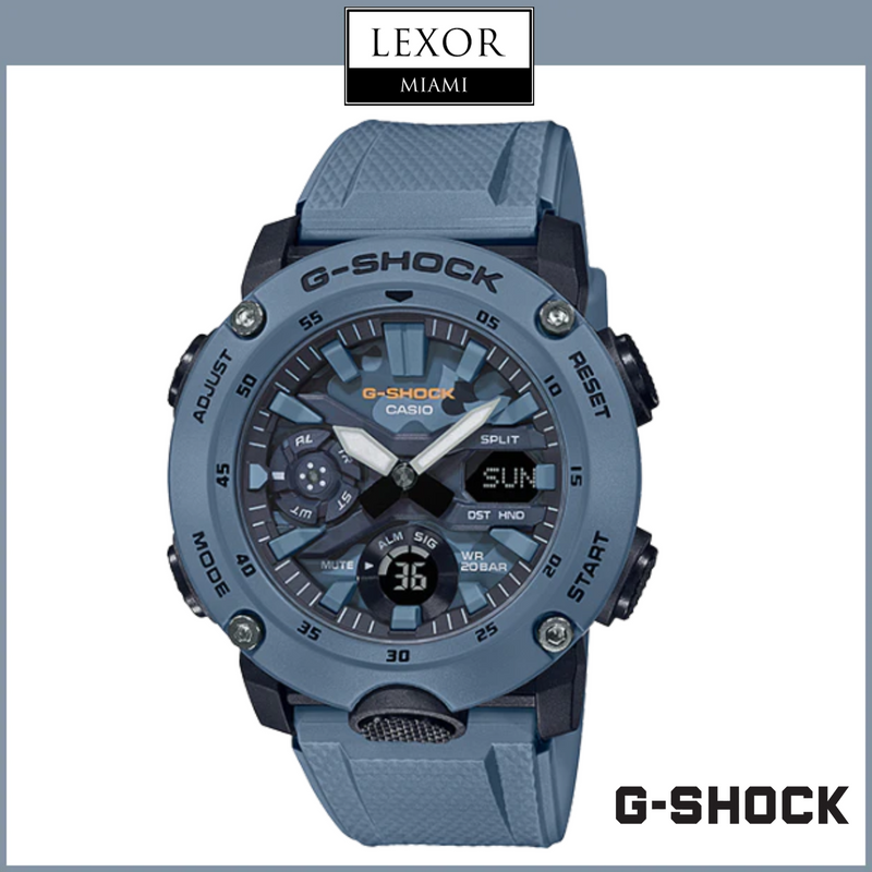 G-Shock GA-2000SU-2ACR G-CARBON 3D ANA-DIGI 'LIMITED' Men Watches