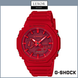 G-Shock GA-2100-4A Digital Analog Red Resin Strap Unisex Watches