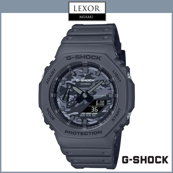 G-Shock GA-2100CA-8A G-CARBON OCTO DIAL CAMOUFLAGE UTILITY Men Watches