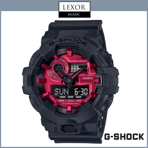 G-Shock GA700AR-1A Adrenalin Analog Digital Black Resin Strap Men Watches