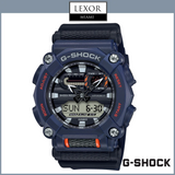 Relógios masculinos analógicos digitais G-Shock GA900-2A Navy Resin Strap