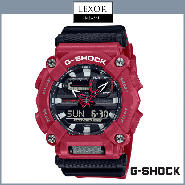 G-Shock GA900-4A Digital Analog Red Resin Strap Men Watches