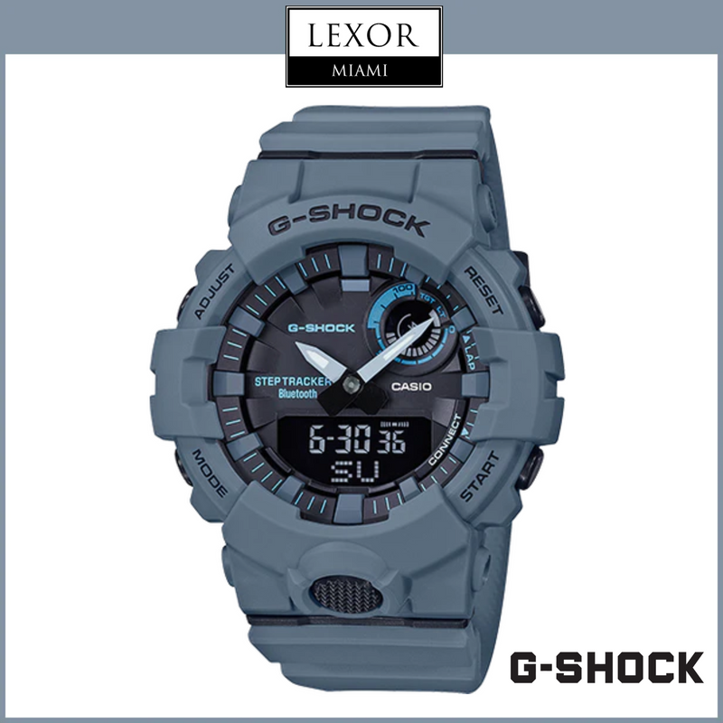 Relógios unissex G-Shock GBA-800UC-2A Power Trainer Cool Blue Resin Strap
