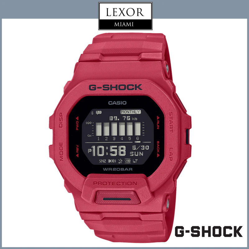 G-Shock GBD-200RD-4CR G-SQUAD POWER TRAINER Unisex Watches