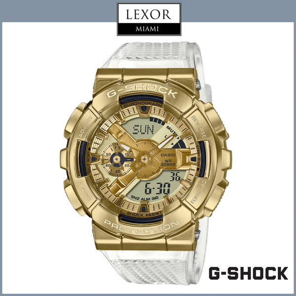 G-Shock GM-110SG-9 Gold Ingot Clear Resin Strap Men Watches