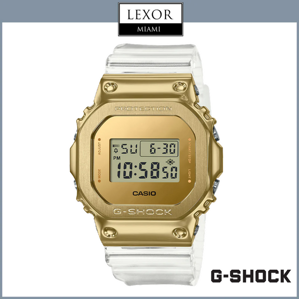 G-Shock GM5600SG-9 Gold Ingot Clear Resin Strap Unisex Men Watches