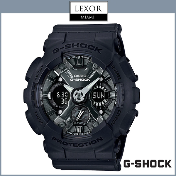 G-Shock GMA-S120MF-1A Metallic Face Black Resin Strap Men Watches