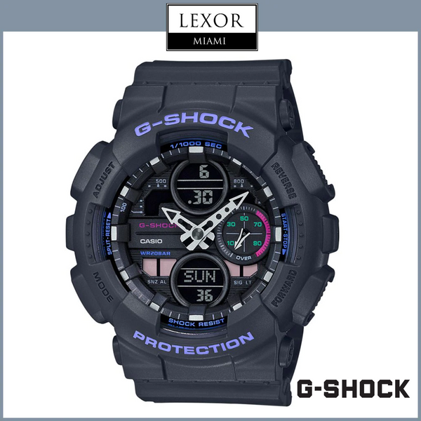 G-Shock Gmas140-8A Analog-Digital Gray Resin Strap 45.9mm Men Watches Lexor Miami