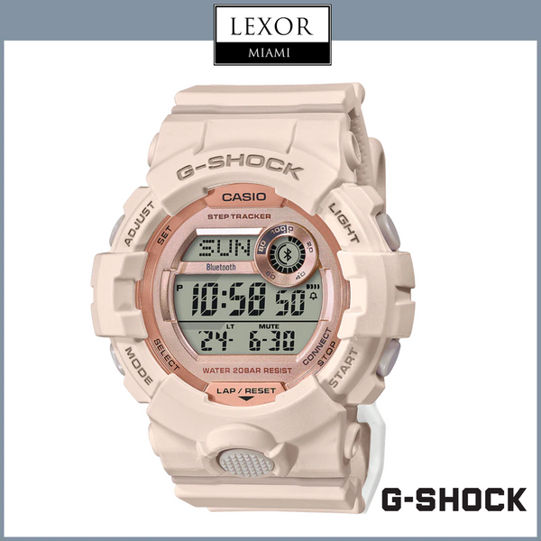 G-Shock GMDB800-4 S Series Bluetooth Tracker Pink Resin Strap Women Watches