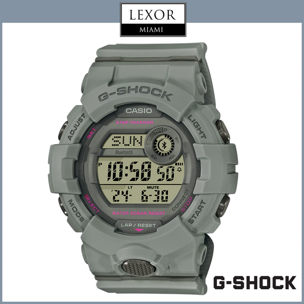 G-Shock GMDB800SU-8 Bluetooth Fitness Tracker Grey Resin Strap Unisex Watches