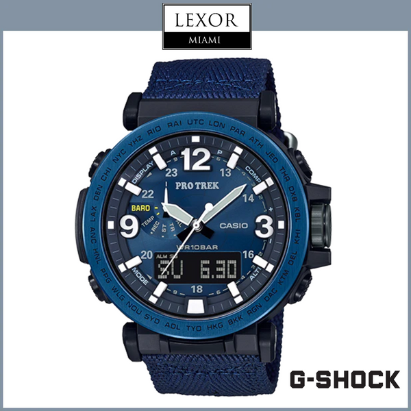 G-Shock PRG600YB-2 Pro Trek Triple Sensor Solar Navy Nylon Strap Men Watches