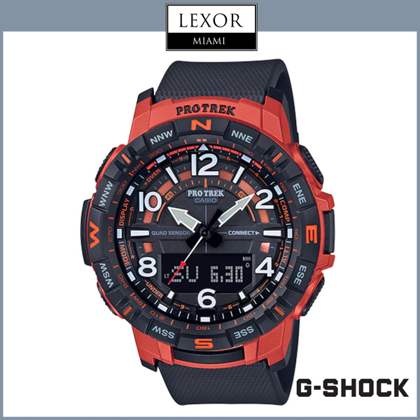 G-Shock PRTB50-4 Pro Trek Bluetooth Solar Power Black Resin Strap Men Watches