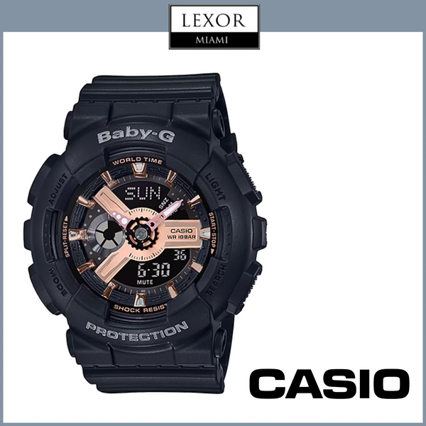 G-Shock Watches BA110RG-1A BG AD RESIN BLACK Unisex