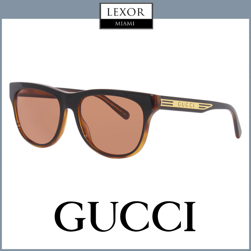 Gucci GG0980S 002 55 Unisex Sunglasses