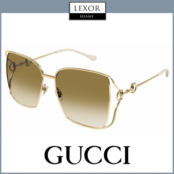Gucci GG1020S-004 61 Sunglass WOMAN METAL