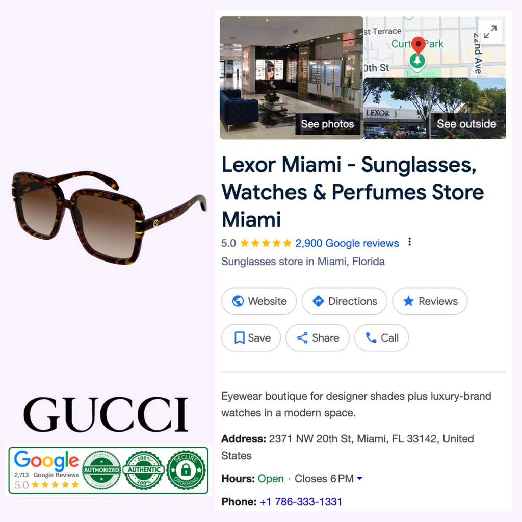 Gucci GG1066S-002 59 Women Sunglasses – Lexor Miami Gucci GG1066S-002 59 Women Sunglasses – Lexor Miami